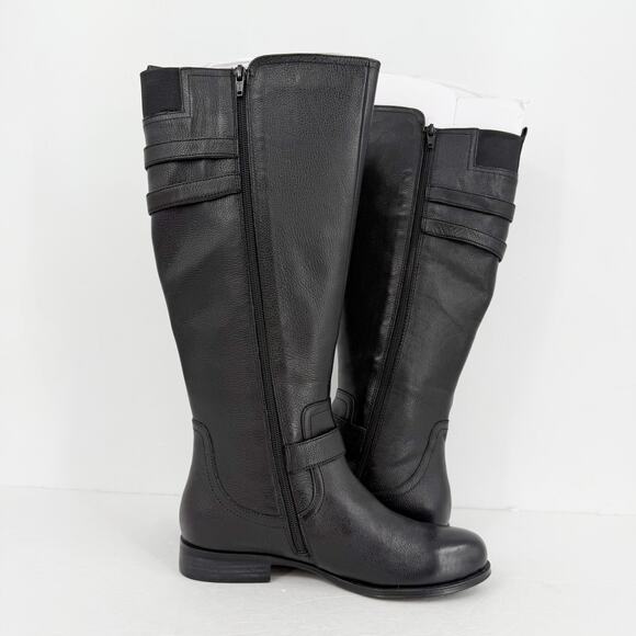 Naturalizer Womens Jessie Knee High Boots US 8 M WC EU 38.5 Black Leather NIB - Picture 4 of 11